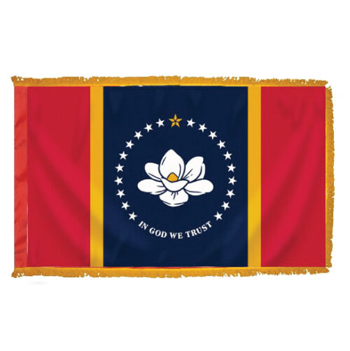 Mississippi Flag Fringe Finish