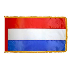 Netherlands Flag Fringe Finish