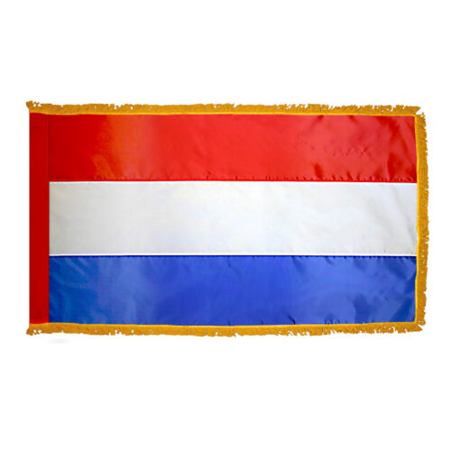 Netherlands Flag Fringe Finish