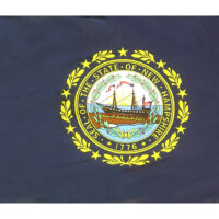 New Hampshire Flag - Pole Hem