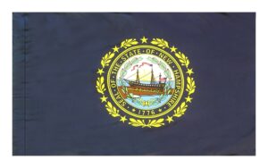 New Hampshire Flag Pole Hem Finish