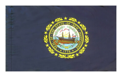 New Hampshire Flag Pole Hem Finish