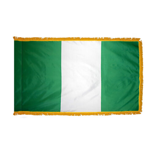 Nigeria Flag Fringe Finish