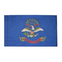 North Dakota Flag - Pole Hem