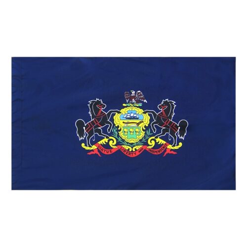 Pennsylvania Flag Pole Hem Finish