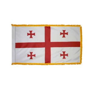 Republic of Georgia Flag Fringe Finish