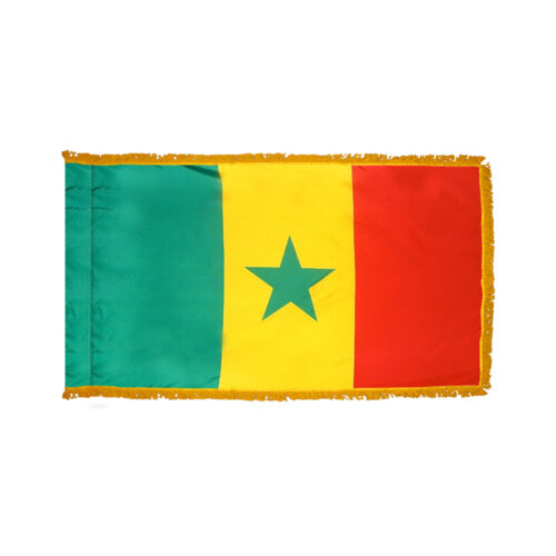 Senegal Flag Fringe Finish