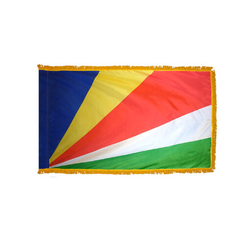 Seychelles Flag Fringe Finish