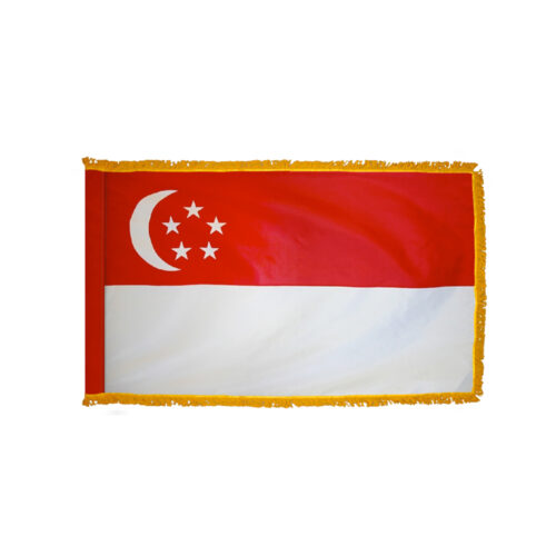 Singapore Flag Fringe Finish