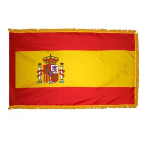 Spain Government Flag Fringe Finish
