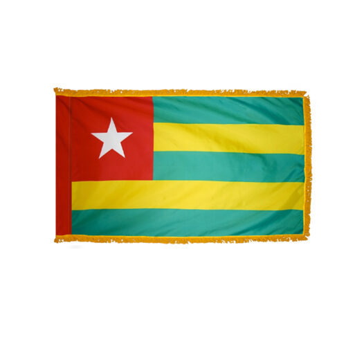 Premium Togo Flag Fringe Finish