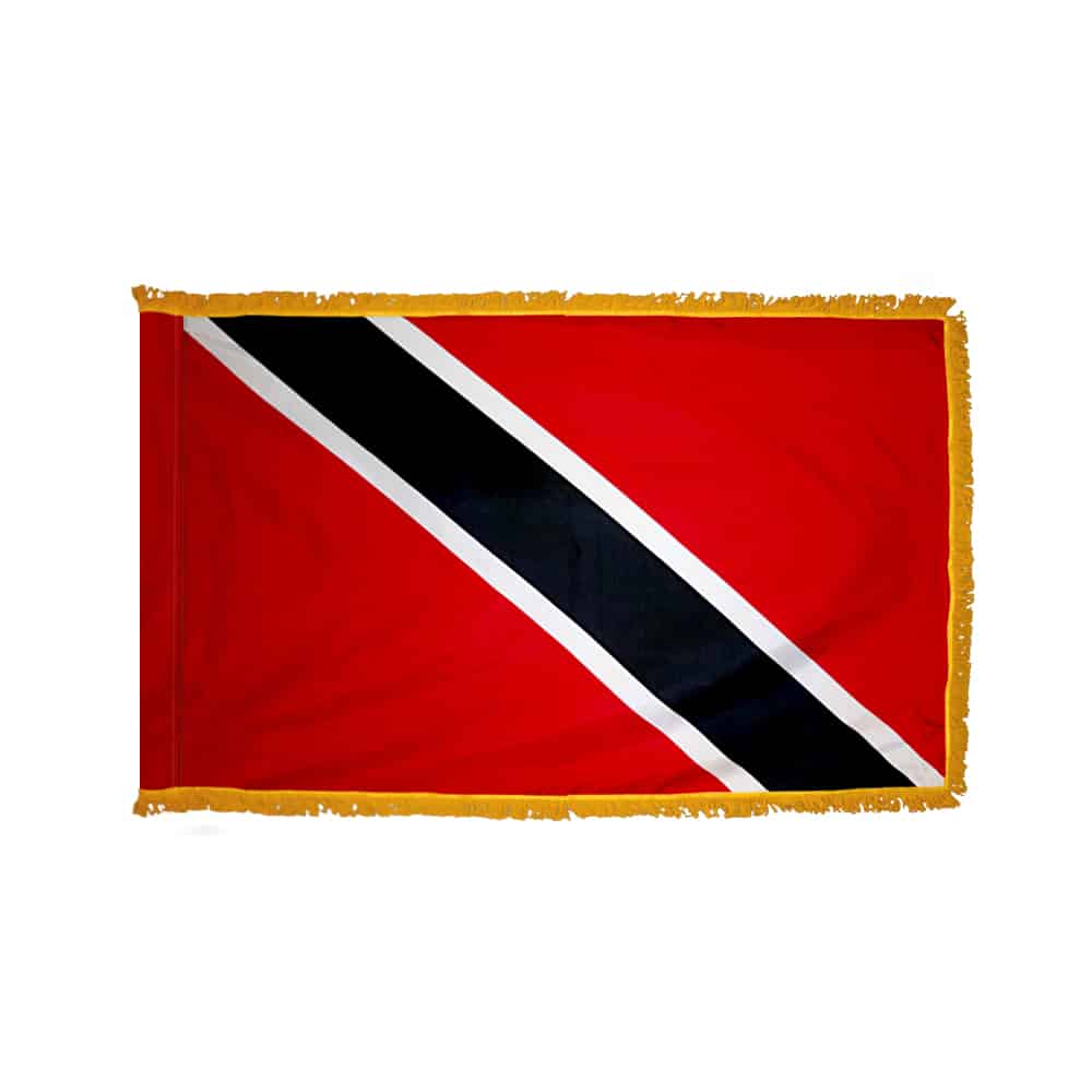 Trinidad and Tobago Flag - Fringe 2 Premium Trinidad and Tobago Flag Fringe Finish