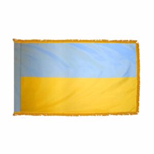Premium Ukraine Flag Fringe Finish