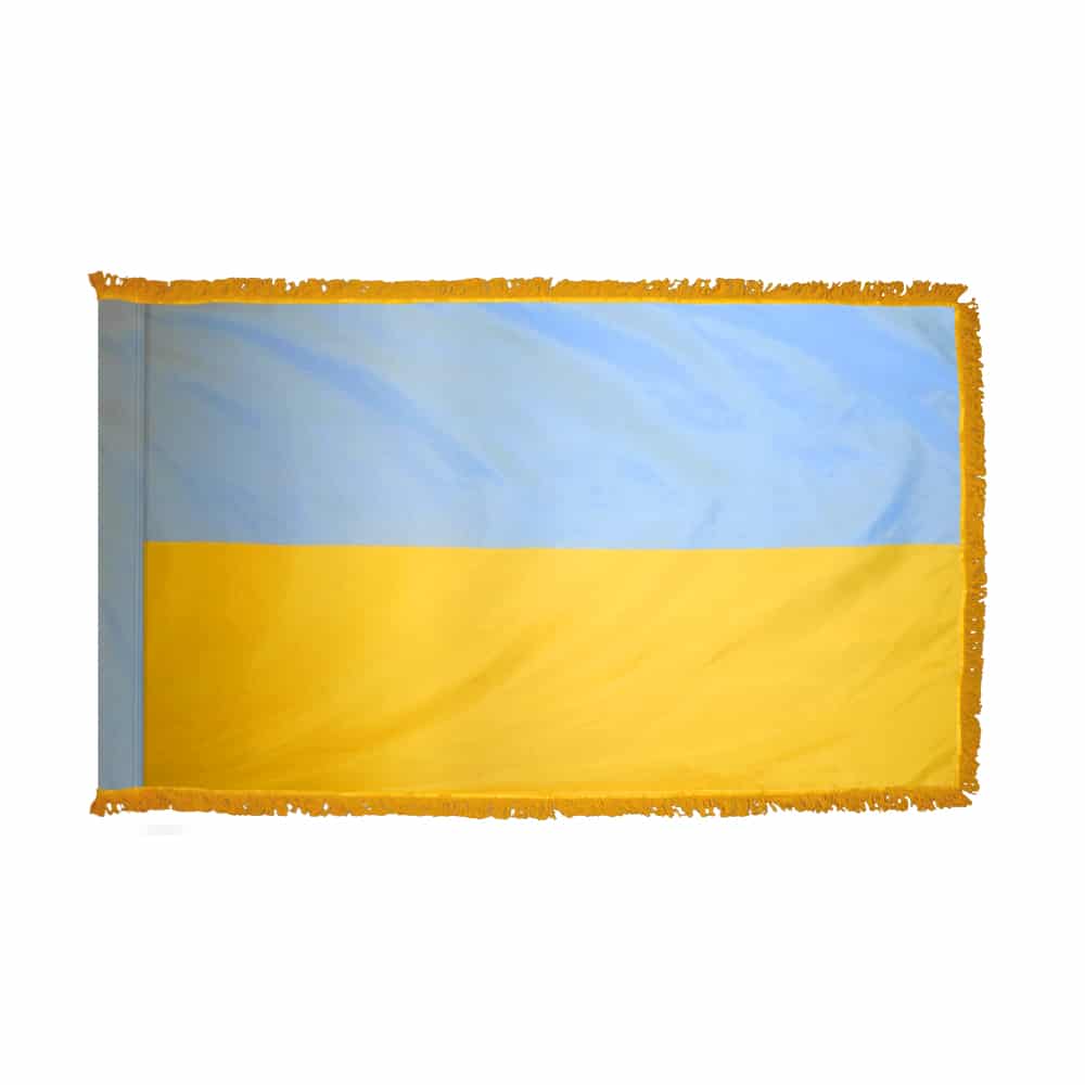 Ukraine Flag - Fringe 2 Premium Ukraine Flag Fringe Finish