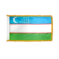 Uzbekistan Flag - Fringe