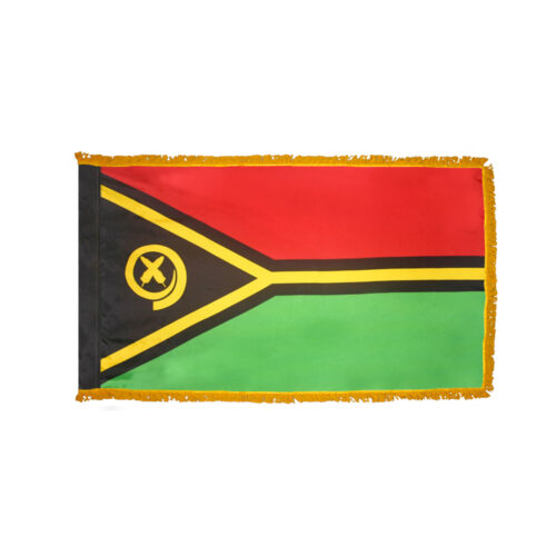 Premium Vanuatu Flag Fringe Finish