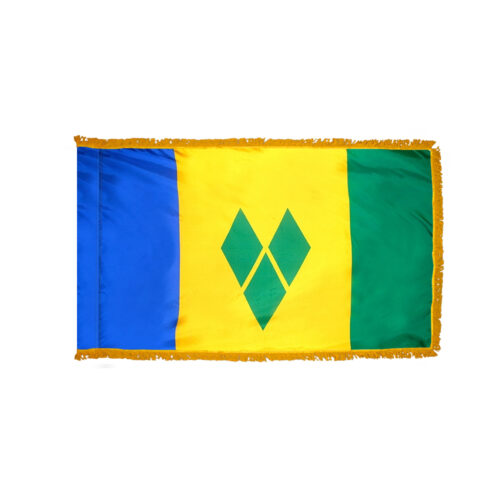 Saint Vincent and the Grenadines Flag Fringe Finish