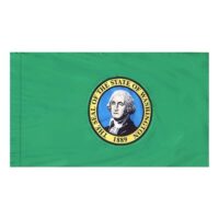 Washington Flag - Pole Hem