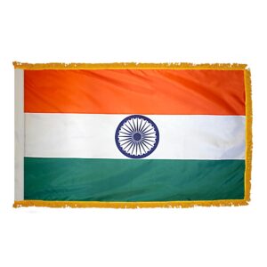India Flag Fringe Finish