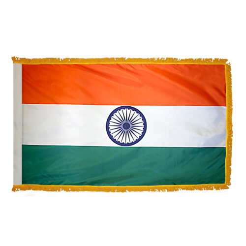 India Flag Fringe Finish