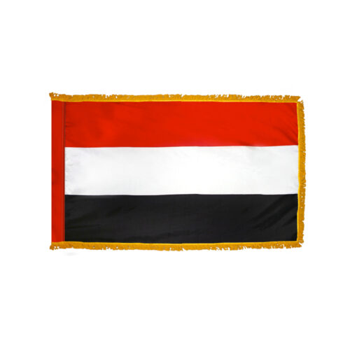 Premium Yemen Flag Fringe Finish