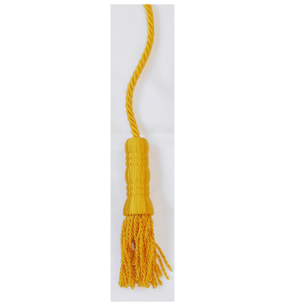 Cord and Tassel - Golden Yellow 2 Cord and Tassel Golden Yellowset for indoor flagpoles