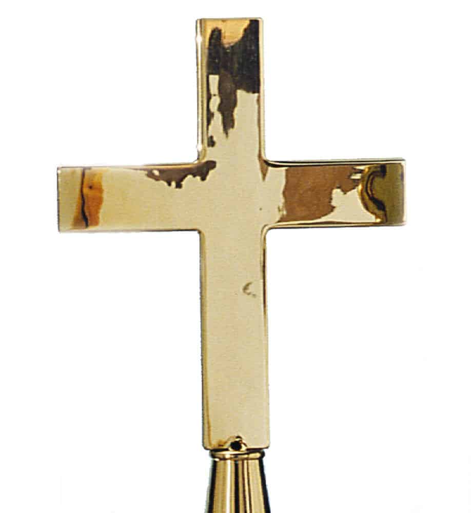 Church Cross - Brass 2 Church Cross Brass