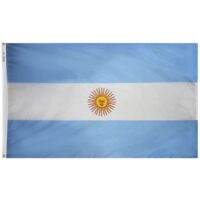 Argentina Government Flag - Grommets