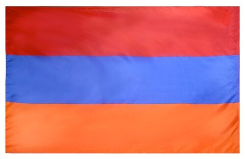 Nylon Armenia Flag Grommets Finish