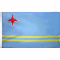 Aruba Flag - Grommets
