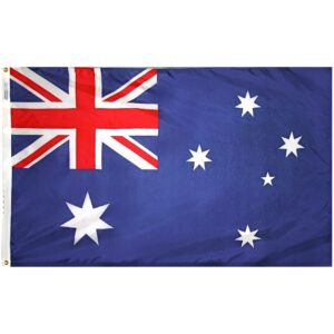 Australia Flag Grommets Finish