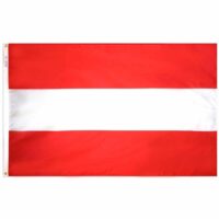 Austria Flag - Grommets