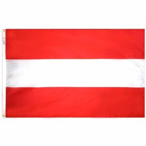 Nylon Austria Flag Grommets Finish