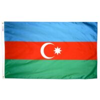 Azerbaijan Flag - Grommets