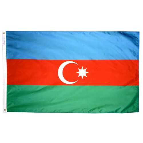 Nylon Azerbaijan Flag Grommets Finish