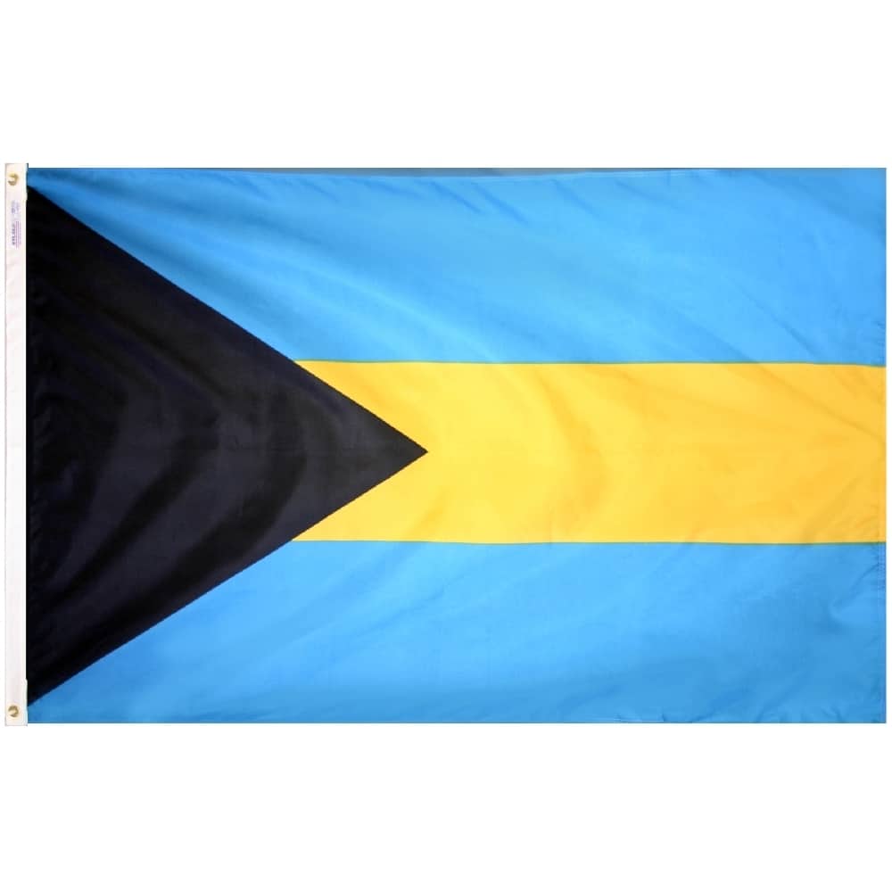 Bahamas Flag - Grommets 2 Bahamas Flag Grommets Finish
