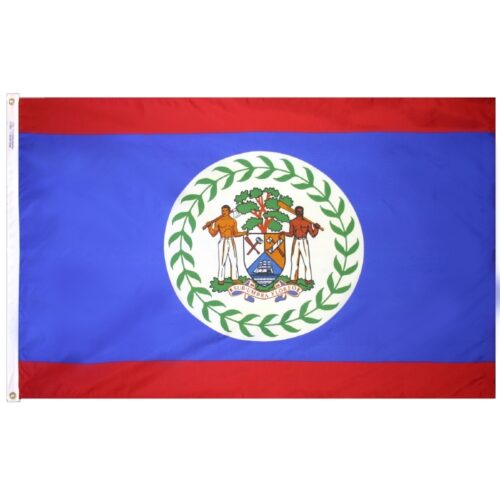 Nylon Belize Flag Grommets Finish