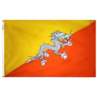 Bhutan Flag - Grommets