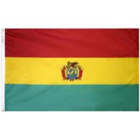 Bolivia Government Flag - Grommets