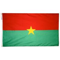 Burkina Faso Flag - Grommets