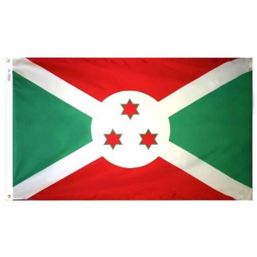 Nylon Burundi Flag Grommets Finish