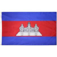 Cambodia Flag - Grommets