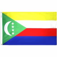 Comoros Flag - Grommets
