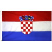 Croatia Flag - Grommets