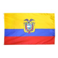 Ecuador Government Flag - Grommets
