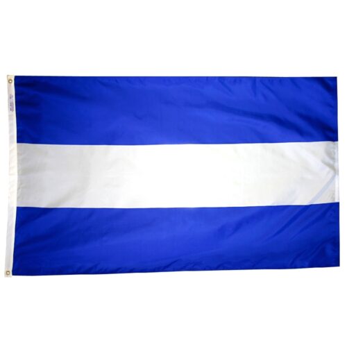 Nylon El Salvador Civil Flag Grommets Finish