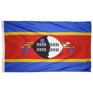 Nylon Eswatini Flag Grommets Finish