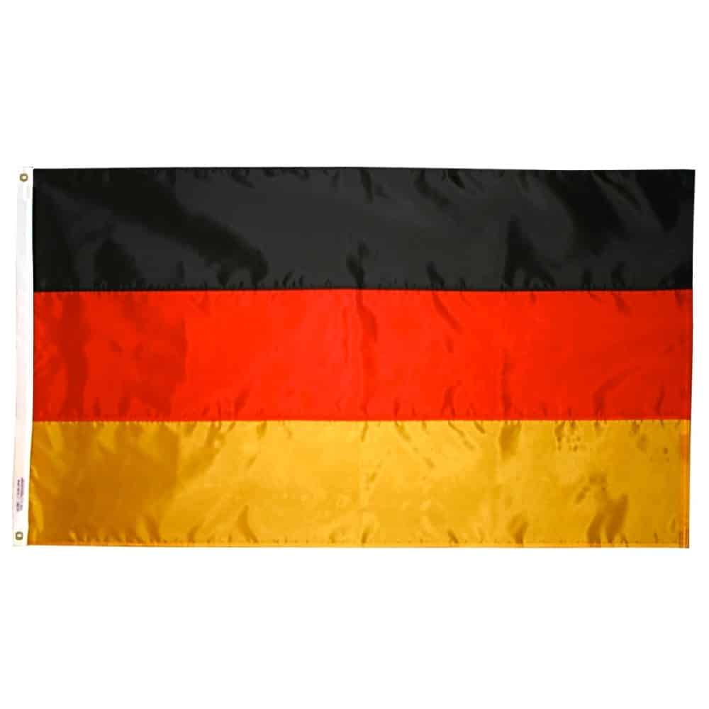 Germany Flag - Grommets 2 Nylon Germany Flag