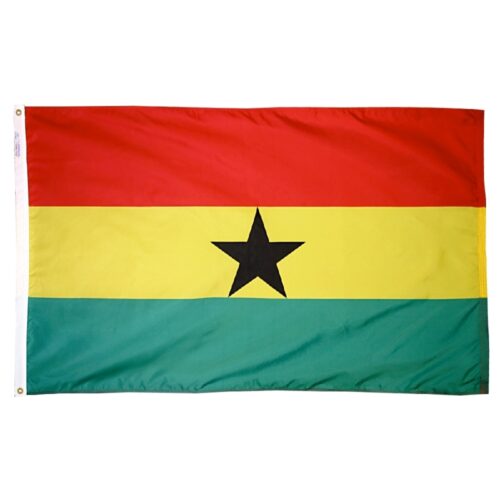 Nylon Ghana Flag Grommets