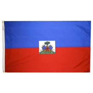 Haiti Government Flag Grommets